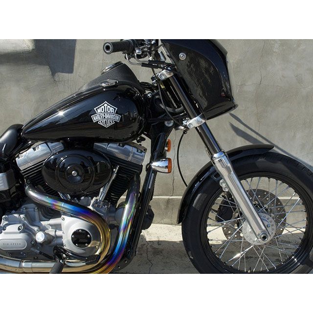 トランプ DYNA HDターンシグナルブラケット DYNA 98〜05年用 カラー Black Tramp Cycle バイクの通販は