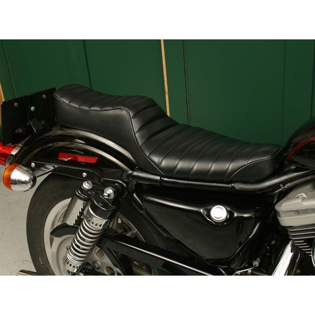 King&Queen　ハーレーシート 黒 合成皮革 中古 King&Queenハーレーシート 黒 合成皮革 中古