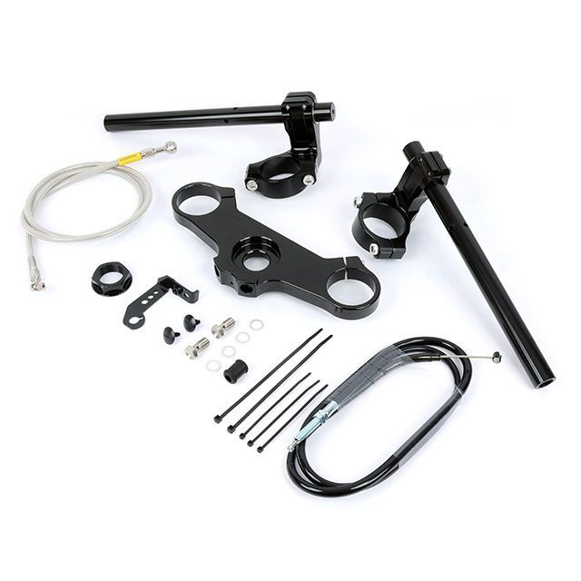 アクティブ XSR900 セパハン＆トップブリッジセット（ブラック） ACTIVE