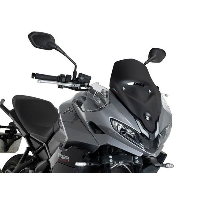プーチ TIGER SPORT 800 レーシングスクリーン SPORT（マットブラック） Puig