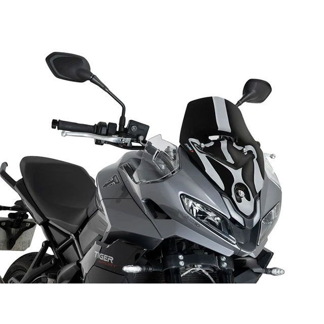 プーチ TIGER SPORT 800 レーシングスクリーン SPORT（ブラック） Puig