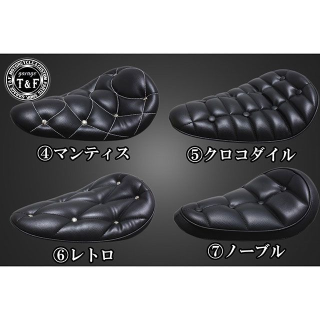 ガレージT&F BOLT BLソロシート＆リジットマウント用ステーSET タイプ マンティス/ブラック T&F