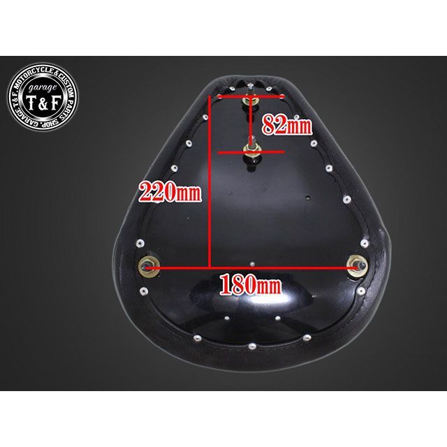 ガレージT&F BOLT BLソロシート＆リジットマウント用ステーSET タイプ ダイス/ブラック T&F_2