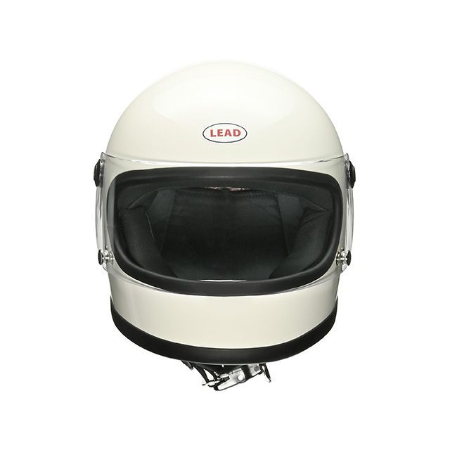 リード工業 RX-100R2 レトロフルフェイスヘルメット（ホワイト） LEAD
