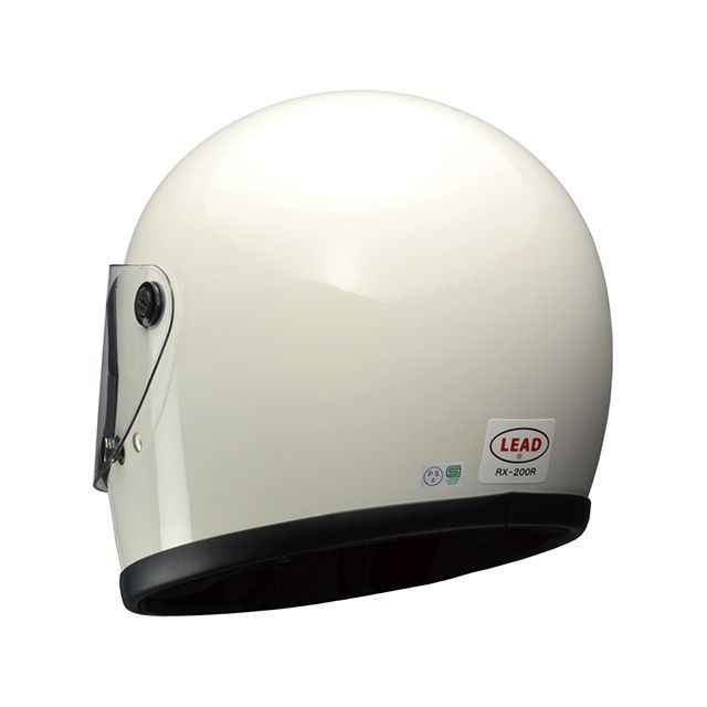リード工業 RX-200R レトロフルフェイスヘルメット（ホワイト） LEAD