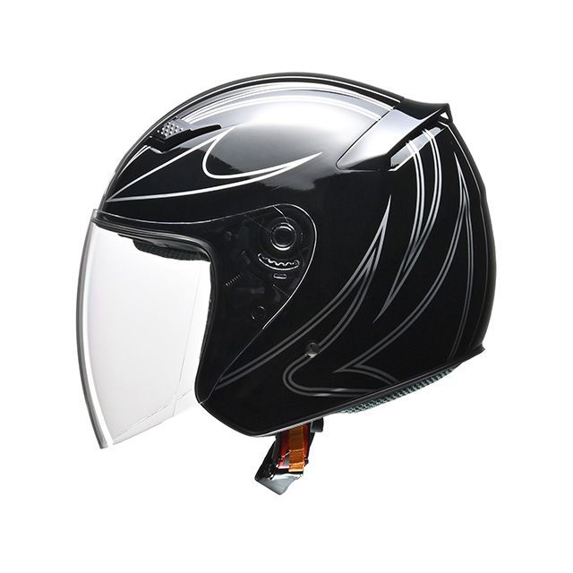 リード工業 STRAX SJ-9 ジェットヘルメット（ブラック） サイズ M LEAD
