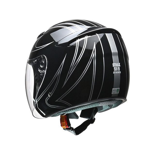 リード工業 STRAX SJ-9 ジェットヘルメット（ブラック） サイズ M LEAD