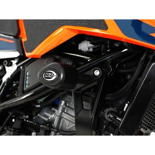 アールアンドジー 125/200/390Duke エアロクラッシュプロテクター（ブラック） R&amp;G