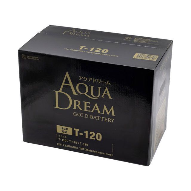 【メーカー直送】アクアドリーム GOLD 四輪バッテリー AD-GB-T-120 AQUA DREAM