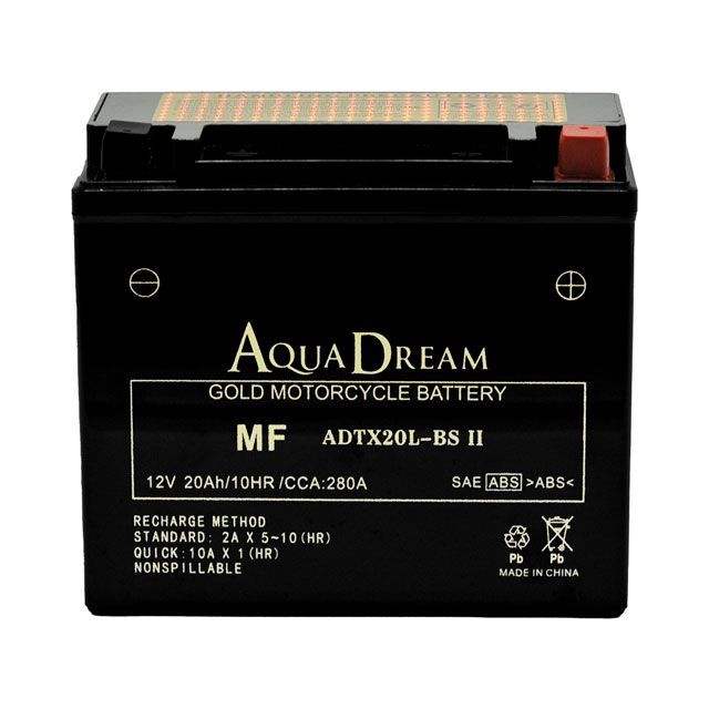 【製造会社直送】アクアドリーム GOLD 二輪蓄電池 AD-ADTX20-BSII AQUA DREAM