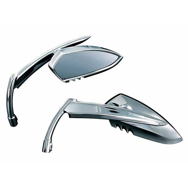 クリアキン ハーレー SCYTHE ミラー 1ペア カラー クローム