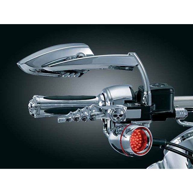 クリアキン ハーレー SCYTHE ミラー 1ペア カラー クローム kuryakyn