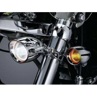せつ然たるキン ハーレー P型クランプ ウインカー用 クローム（1ヶ） 39粍/41粍 大広間5/16in kuryakyn
