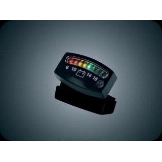 クリアキン ハーレー LEDバッテリーゲージ 12V（ブラック） kuryakyn バイクの通販は 12,839円