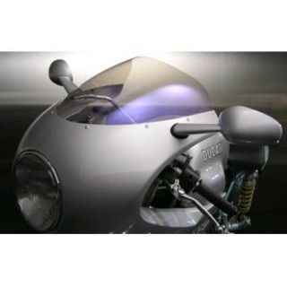 モトコルセ Paul Smart 1000/Sport 1000S Optical Windscreen/Clear for DUCATI Paul…