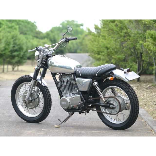 ビッグシーダー SR400/500 XTアルミタンク 仕様 バフ仕上げ BIG CEDAR バイク