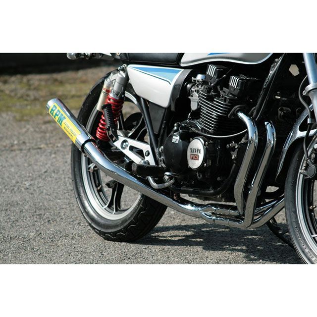 アールピーエム XJ400D RPM-67Racing フルエキゾーストマフラー サイレンサーカバー チタン RPM_2