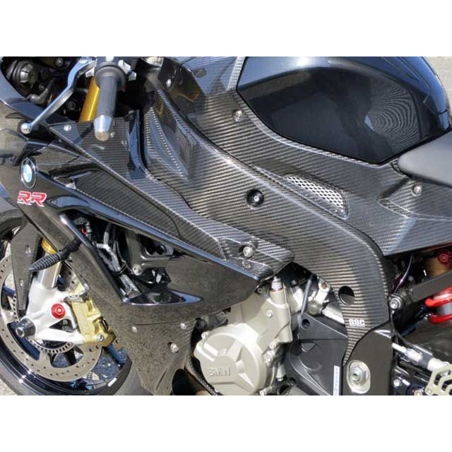 ササキスポーツ HP4 S1000RR フレームヒートガード・LRセット（ドライカーボン） 仕様 ロング sasakisports_1