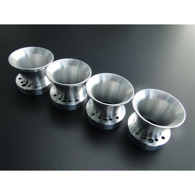 ビーアールシー 旧CB400F CB400F CRキャブ対応アルミファンネルセット（バフ） BRC バイク