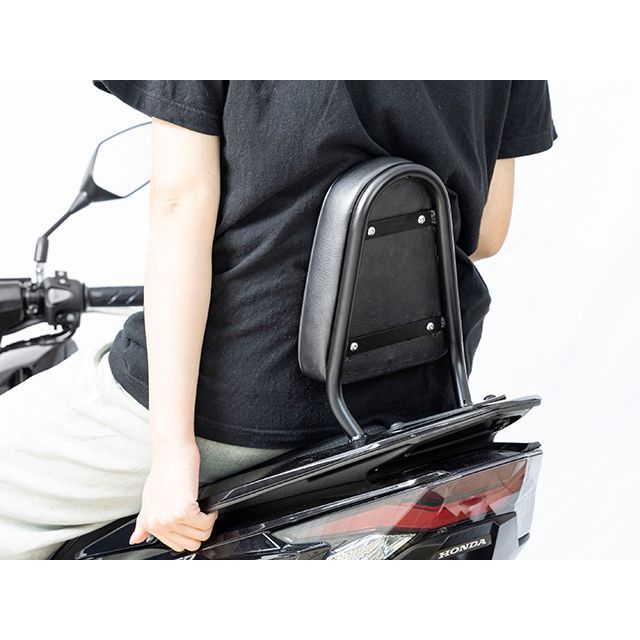 キジマ PCX125/150/160 バックレスト（マットブラック） KIJIMA 【公式 