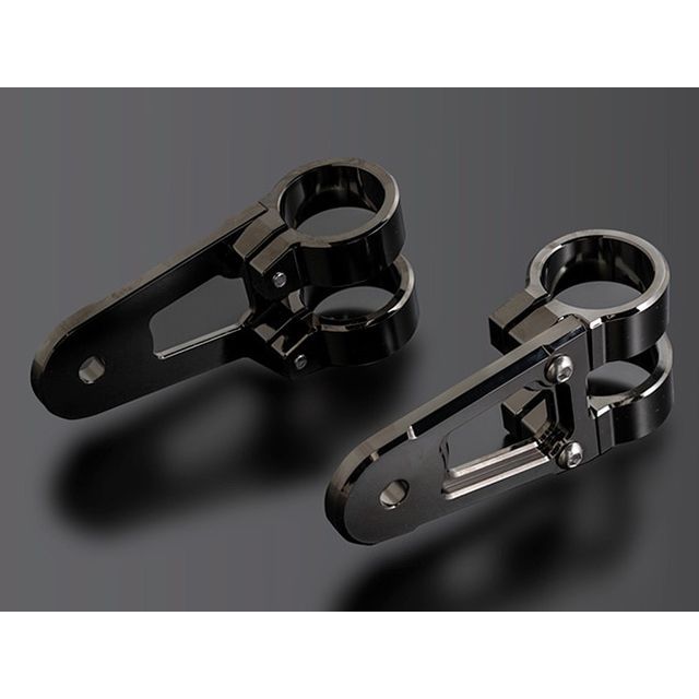 DRAFT 汎用 BILLET ライトステー 36mm（漆黒メッキ） DRAFT
