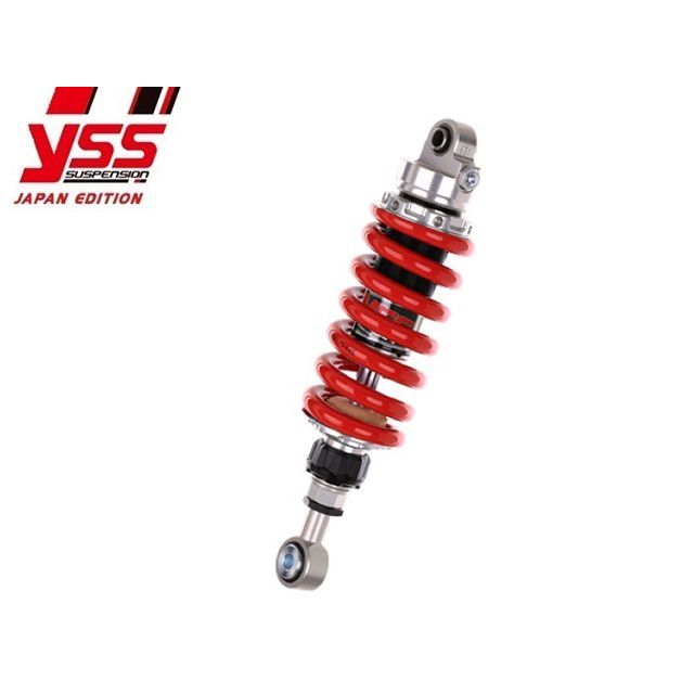 YSS SATRIA F150 リアサスペンション モノショック MZ366（シルバー×レッド） YSS RACING