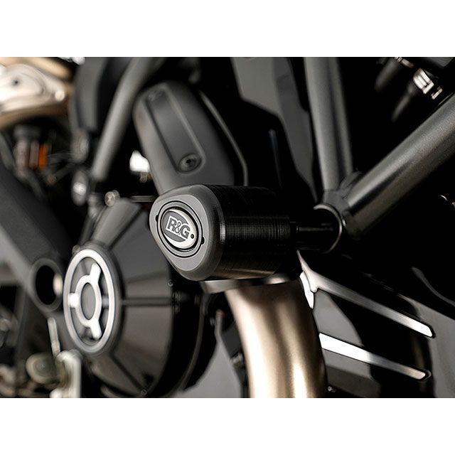 アールアンドジー Scrambler1100 PRO エアロクラッシュプロテクター（ブラック） R&amp;G