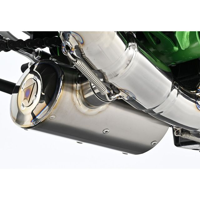 ビートジャパン Z900/SE NASSERT Evolution TypeII 政府認証適合 フルエキゾーストマフラー（クリアチタン） BEET_4
