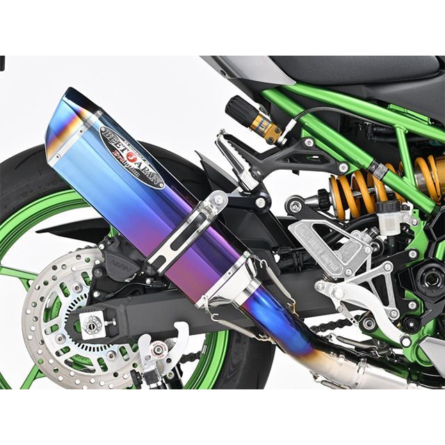 ビートジャパン Z900/SE NASSERT Evolution TypeII 政府認証適合 フルエキゾーストマフラー（パープルゴールド） BEET