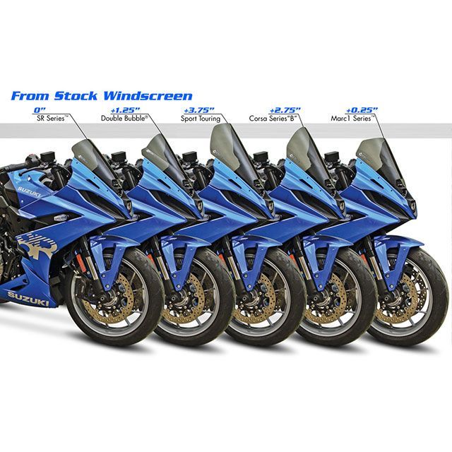 ゼログラビティ GSX-8R スクリーン スポーツツーリング（スモーク） ZEROGRAVITY_2