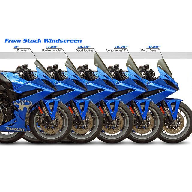 ゼログラビティ GSX-8R スクリーン スポーツツーリング（スモーク） ZEROGRAVITY_4