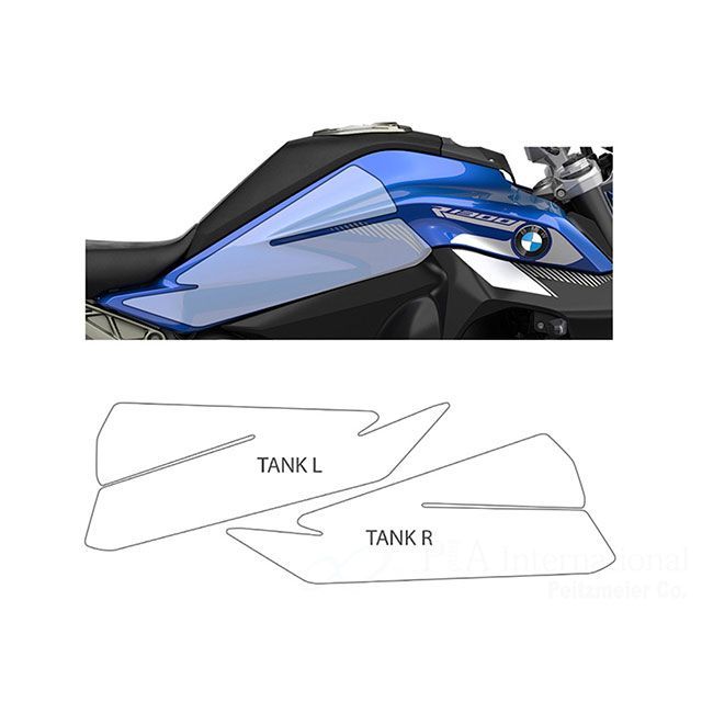 ワンダーリッヒ R1300R タンクプロテクション「PremiumShield」 Wunderlich