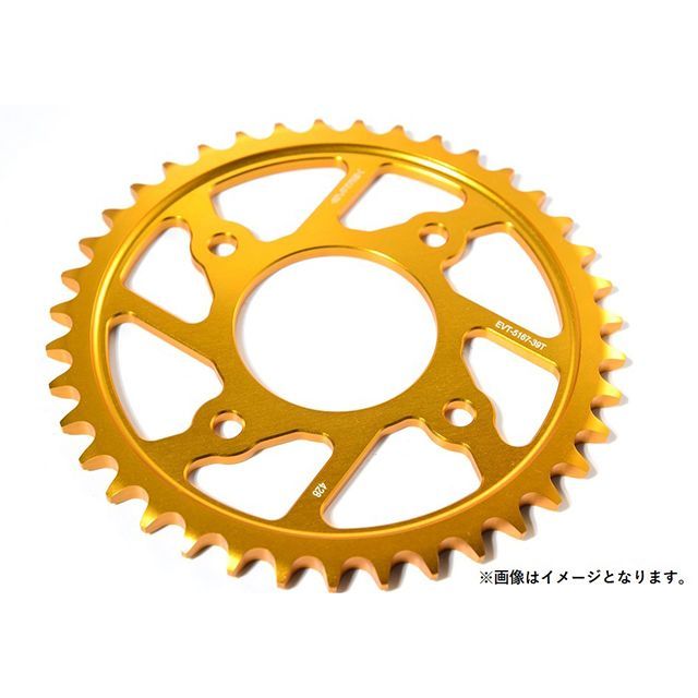 エヴァテック クロスカブC110 CT125 アルミリアスプロケット CT125等 色 ゴールド 歯数 38T EVATEK 10,555円