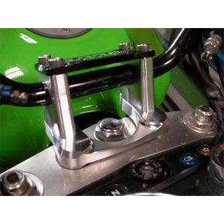 ビートジャパン ZRX1100/1200/DAEG ハンドルアジャストポスト ブレース付きキット カラー ブラック BEET
