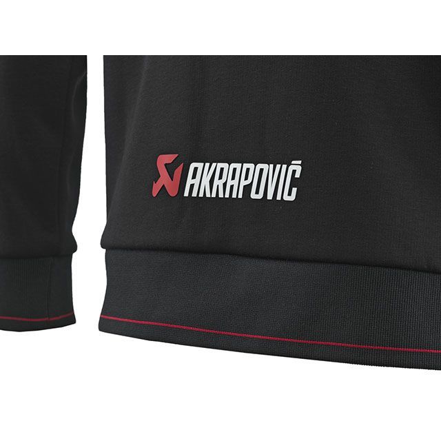 アクラポビッチ Corpo シリーズ ジップアップパーカー メンズ（ブラック） サイズ M AKRAPOVIC_4