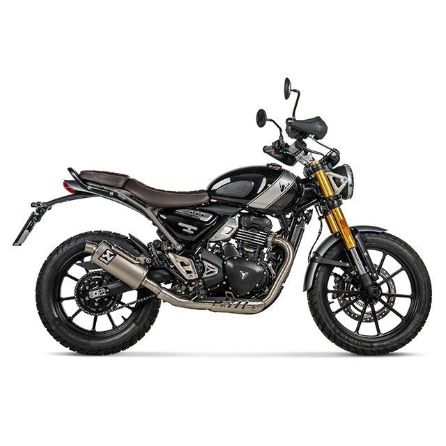アクラポビッチ Scrambler400X Speed400 スリップオンライン チタン JMCA AKRAPOVIC_1