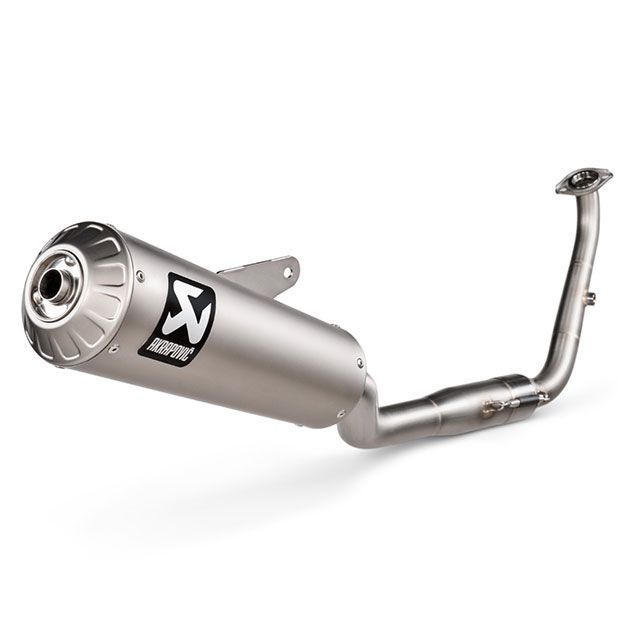 アクラポビッチ XSR125 レーシングライン チタン EC/ECE AKRAPOVIC