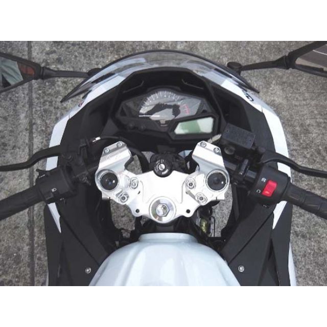 ビートジャパン Ninja250/250R レーシングハンドルキット TYPE2 カラー シルバー BEET