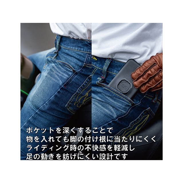 ラダーム RD-903ライディングジーンズ（インディゴ） サイズ 2XL（36インチ） RADARM_7