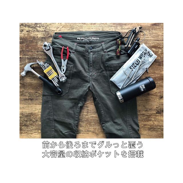ラダーム RD-904ライディングキャンプパンツ（ブラック） サイズ XL（34インチ） RADARM_3