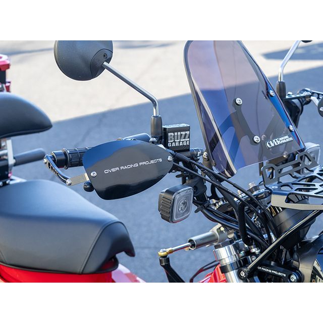 オーバーレーシング CT125 ナックルガード（ブラック） OVER RACING