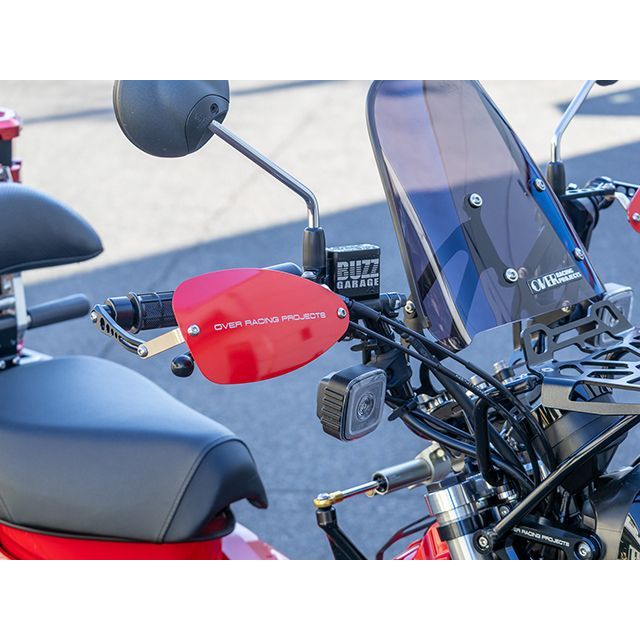 オーバーレーシング CT125 ナックルガード（レッド） OVER RACING