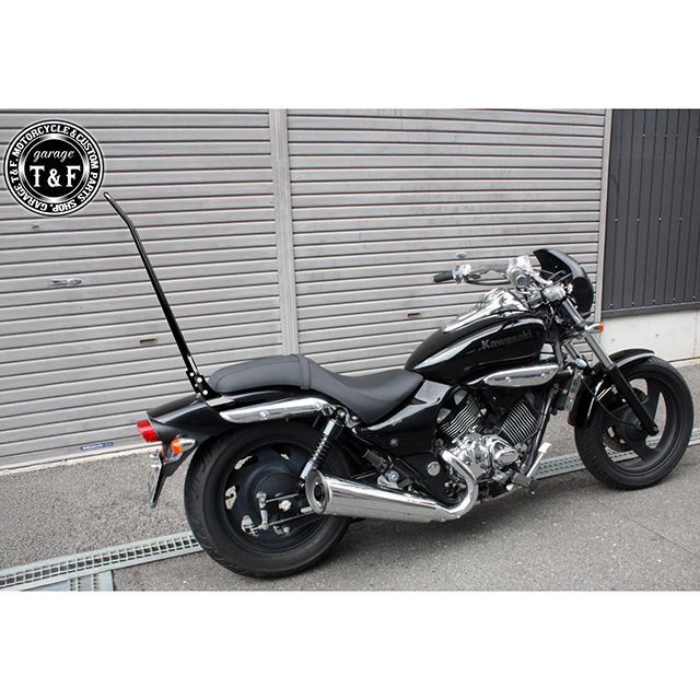 ガレージT&F エリミネーター250V エリミネーター250V 純正フェンダー専用シーシーバーロング（ブラック） T&F_5