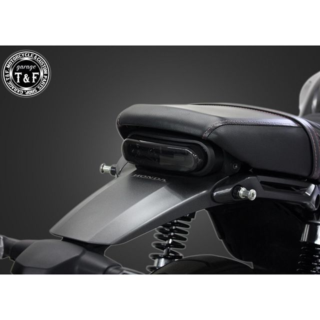 車宿りT&amp;F GB350S GB350S 純然たるどろ除け専用LED尻っ方照明ランプ（まっ黒い水晶体） T&amp;F