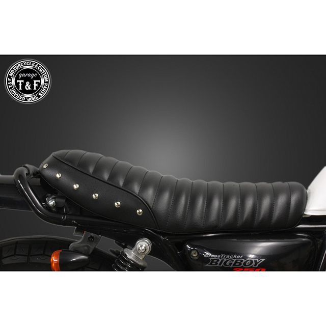 ガレージT&F グラストラッカー グラストラッカービックボーイ グラストラッカー250 キャブモデル専用 スタッド付きショートフラットシート（タック…_1