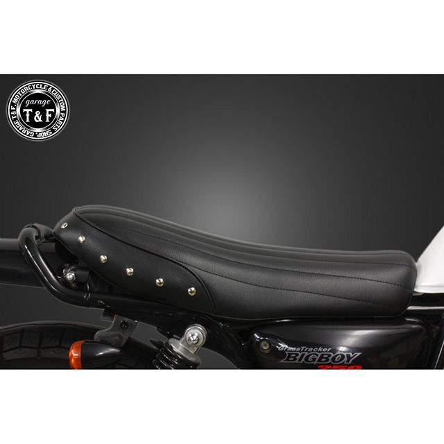 ガレージT&F グラストラッカー グラストラッカービックボーイ グラストラッカー250 キャブモデル専用 スタッド付きショートフラットシート（バーチ…_1