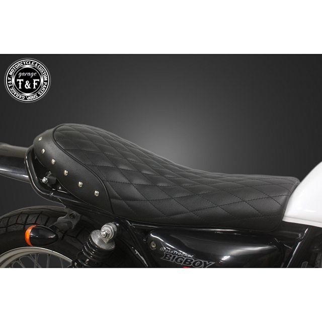 ガレージT&F グラストラッカー グラストラッカービックボーイ グラストラッカー250 キャブモデル専用 スタッド付きフラットシート（ダイヤ） T&F