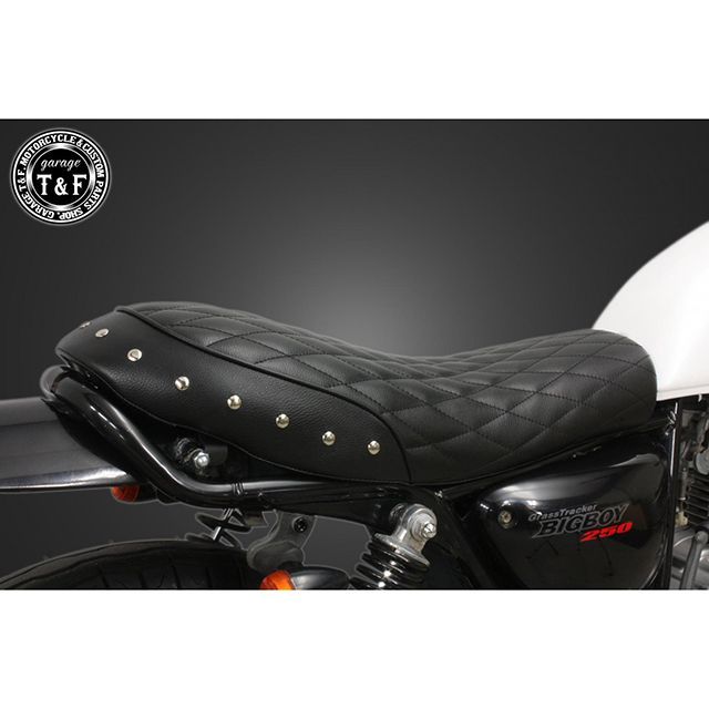 ガレージT&F グラストラッカー グラストラッカービックボーイ グラストラッカー250 キャブモデル専用 スタッド付きフラットシート（ダイヤ） T&F_2