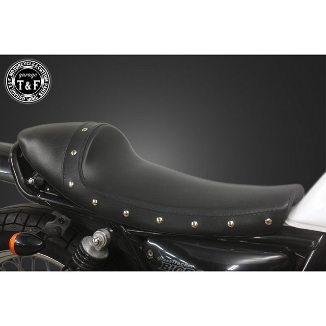 ガレージT&F グラストラッカー グラストラッカービックボーイ グラストラッカー250 キャブモデル専用 スタッド付きカフェシート（スムース） T&F