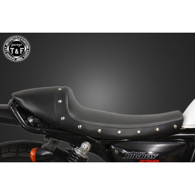 ガレージT&F グラストラッカー グラストラッカービックボーイ グラストラッカー250 キャブモデル専用 スタッド付きカフェシート（スムース） T&F_1